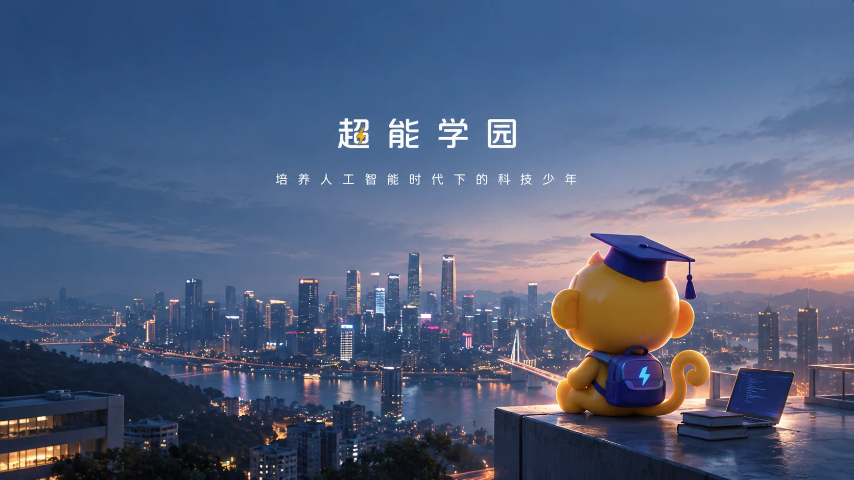超能学园 IP 角色面向未来城市