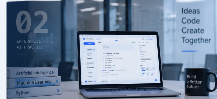 企业级 AI 技术实践与 Vibe Coding 平台工作界面